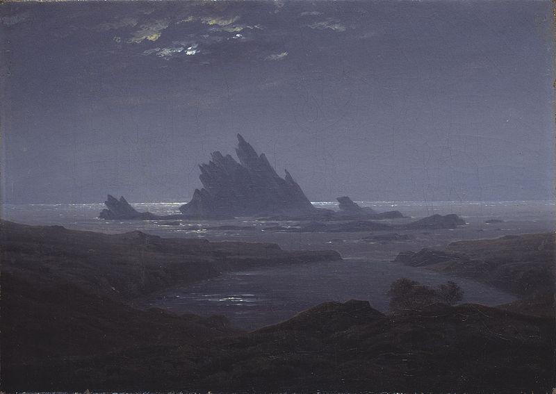 Caspar David Friedrich ReefsbytheSeashore oil painting image